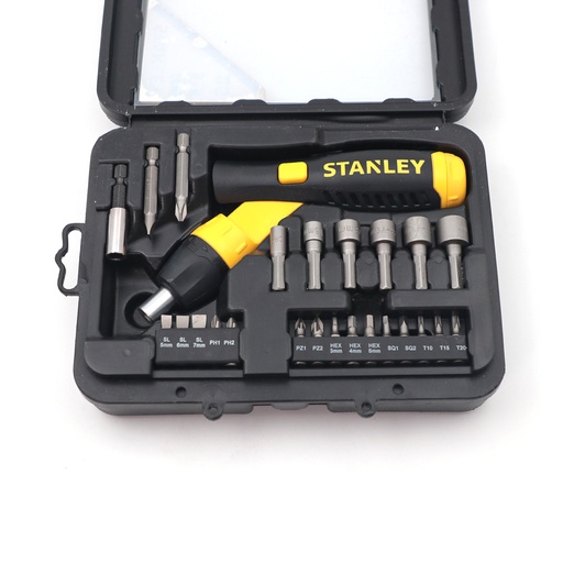 Stainley 0-63-022 Pistol Grip Scredriver Set 24 Piece Multicolor