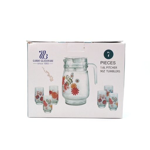 Wholesale Factory Price Household Use 5PCS Glass Drinking Water Set