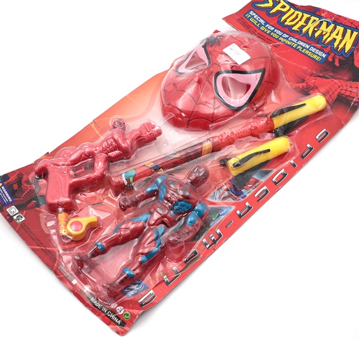 Spiderman Toy with gun and mask