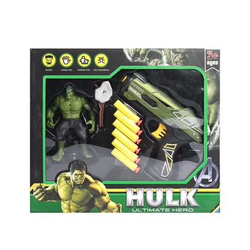 Action Figure Soft Bullet Gun Play Set for Kids