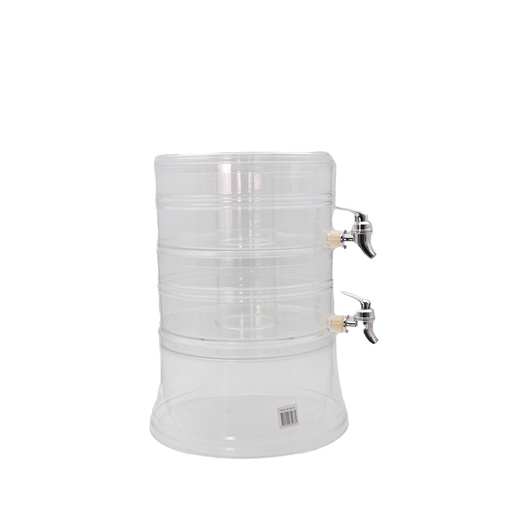 2 Layers Beverage Dispenser Clear 1.5L