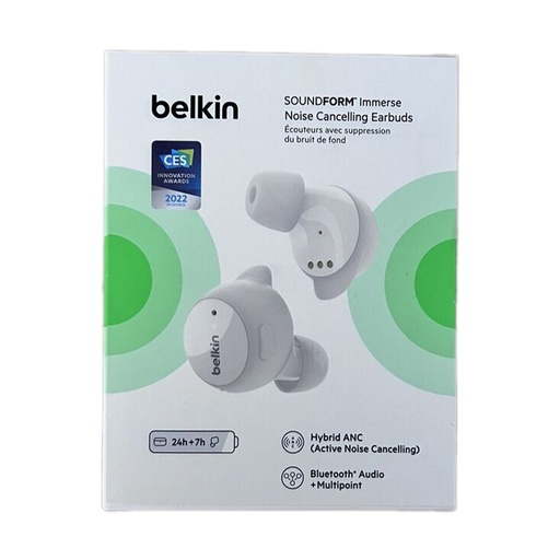 Belkin Soundform Immerse Noise Cancelling Earbuds