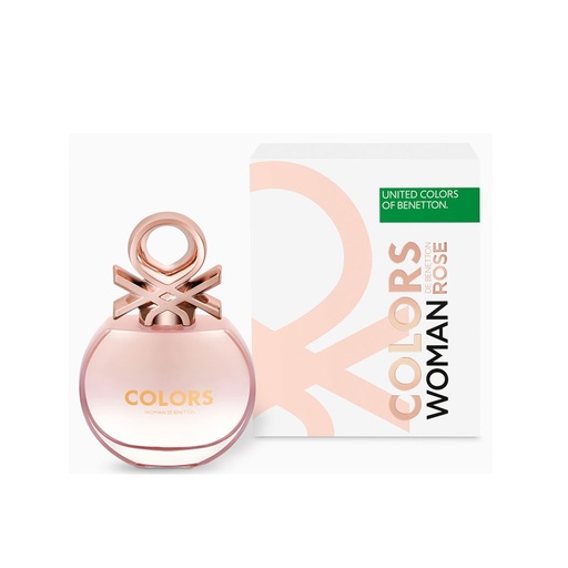 Colors Women De Benetton Rose Eau De Toilette Natural 80 ml