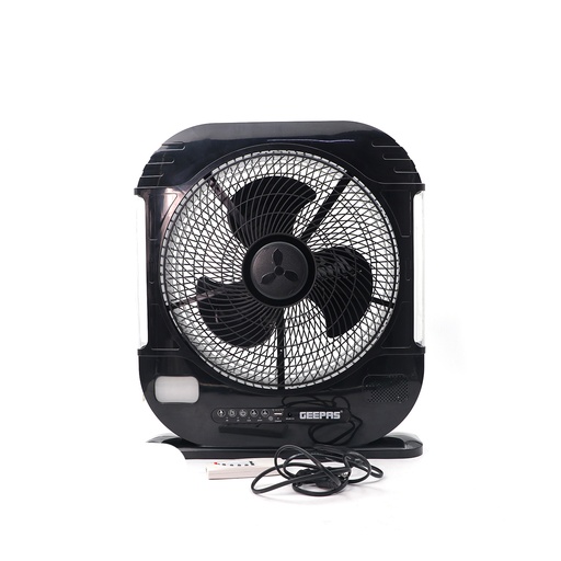 Geepas Rechargeable Fan With Remote Control GF21190