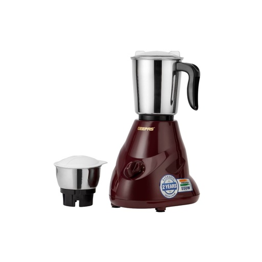 GEEPAS 2IN1 MIXER GRINDER SS JAR 550W GSB44091