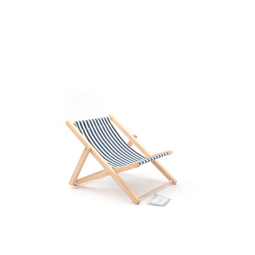 BeachCombers B22600 Navy Stripes Beach Chair Accent , 11.87-inch