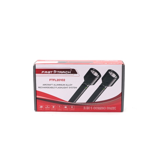 Fast Track 2 in Combo Pack Rechargeable Flashlight FTFL20102
