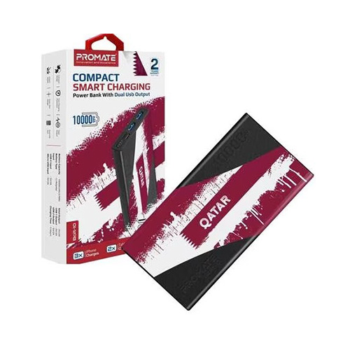 Promate Compact Smart Charging Bolt-10 10000mAh