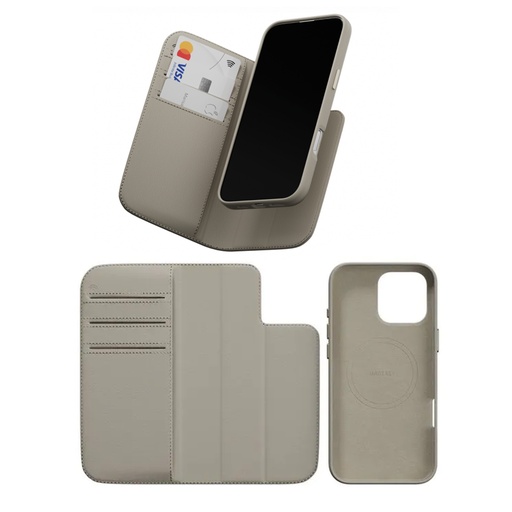 Card Folio M  Mageasy Leather flip For 2024 iPhone Pro Max