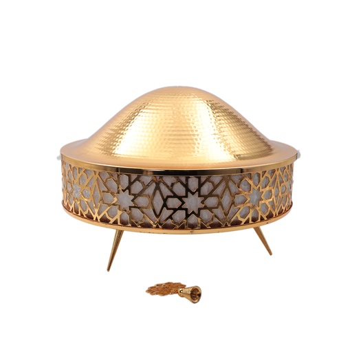 Traditional Brass Serving Bowl Size: Xl