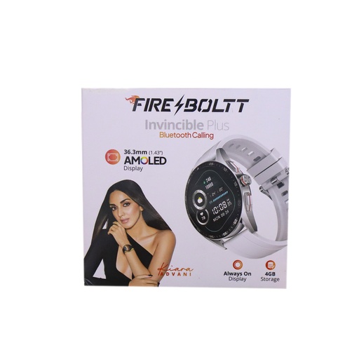 Fire-Boltt Invincible Plus 1.43'' Amoled Display Smartwatch