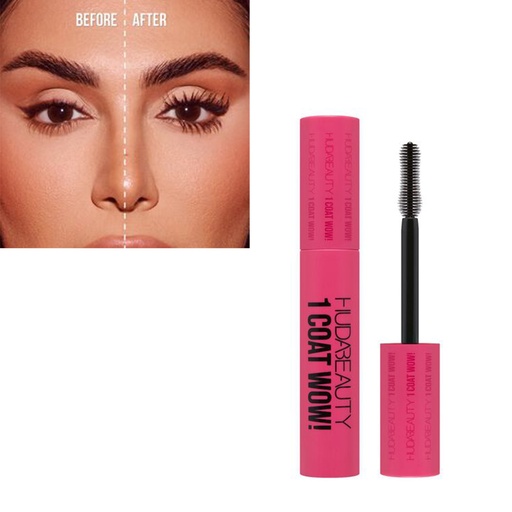 One brush One Dip One Coat HudaBeauty 1 Coat Wow