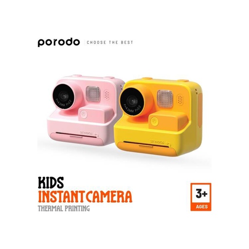 Porodo Kids Instant Camera Thermal Printing