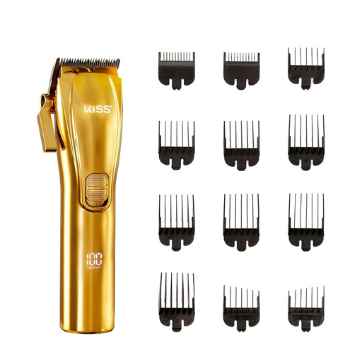 KISS Ultra-Cut Stainless Steel Blade Cordless Clipper, Hair Cutting Kit, Rechargeable Hair Clipper