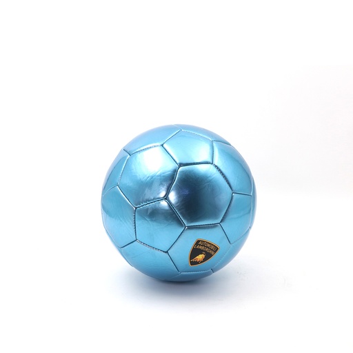 Lamborghini Metallic PVC Soccer Ball-Blue