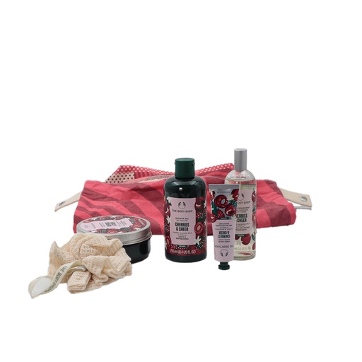 The Body ShopCherries & Cheer Ultimate Body Care Holiday Gift Set, Vegan, 5-Piece Set