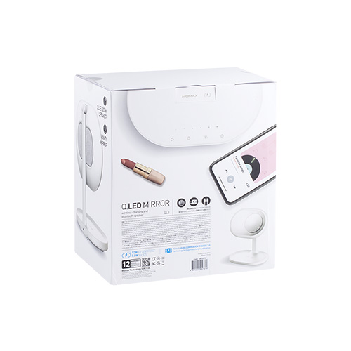 Momax QL3 Q.led Mirror Wireless Charging And Bluetooth Speaker