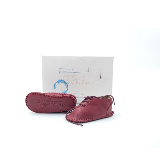 Mini Medan Crimson Calfskin Hamdcrafter Portugal Rana 19