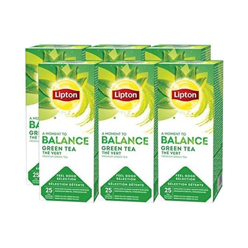 Lipton A moment Of Balance Green Tea 6 x 25 Enveloped Tea Bags