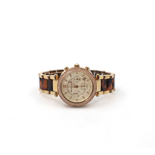 Michael Kors MK5688 - Parker Chronograph Gold Dial Ladies Watch