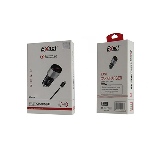 Exact Qualcomm Quick Charge 3.0 Fast Car Charger