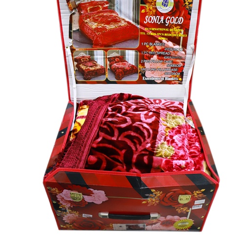 Gold Set Blanket Super Soft 5in1Pcs