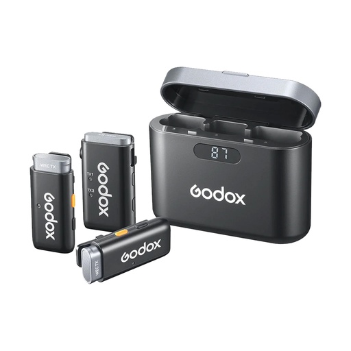 Godox WEC 2-Person 2.4 GHz Wireless Microphone System for Cameras and Smartphones