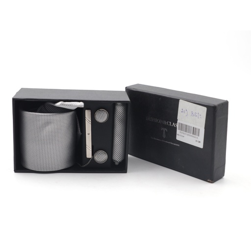 Mens tie cufflinks handkerchief set
