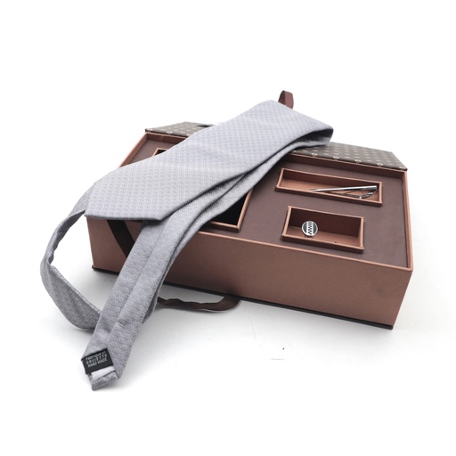 Gino Resilio Men Tie with Pocket Square and