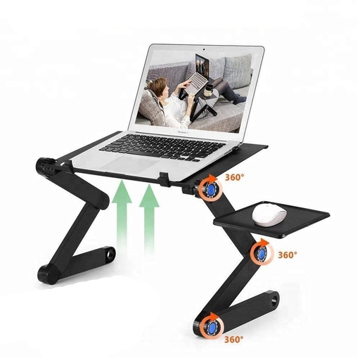Cooling Laptop Table With Adjustable  Height Angle