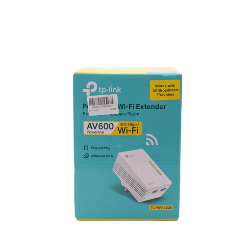 TP Link AV Powerline 300 mbps Wifi Plug And Play 2 Ethernet Port