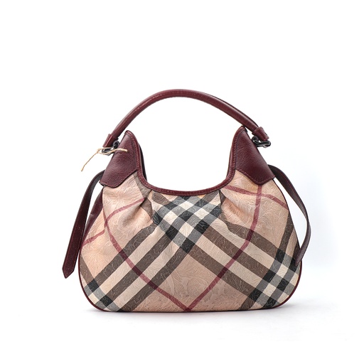 Burburry Cross Bag With Multi Color Lines