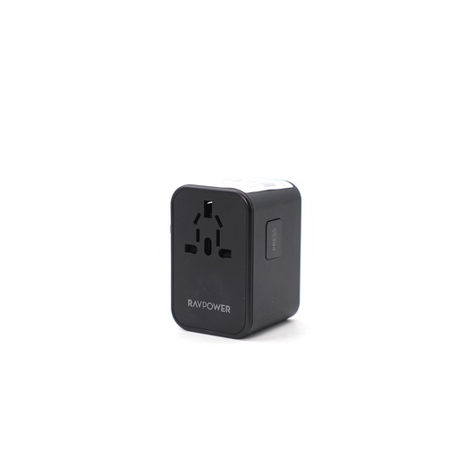 RAV Power RP-PC1034 65W 3-Port Travel Adapter Universal Power Adapter