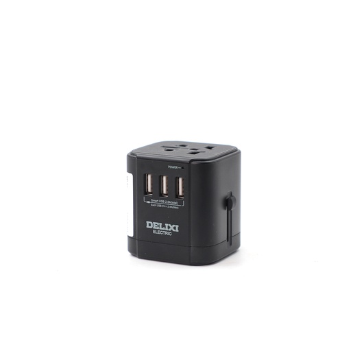Delixi Universal Power Adapter All-in-One International Travel Plug Adapter