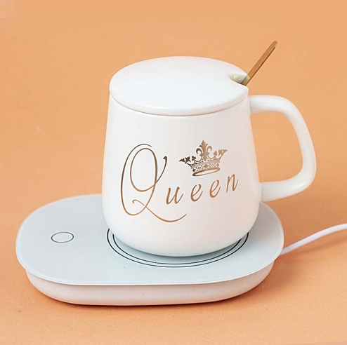 Smart Ceramic Coffee Warming Coaster  Heated Mug Set