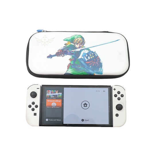 Nintendo Switch Oled + 1 Game and Pouch