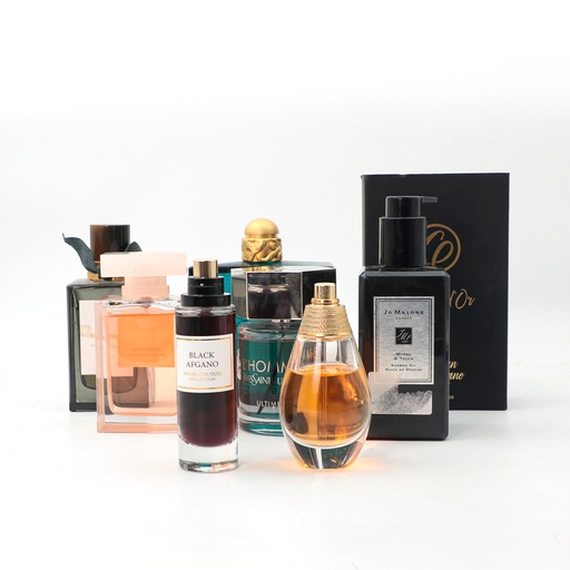 Mix EXPENSIVE Perfume Cosmetic SET 4**USED**Burberry, YvesSaintLaurent, Versace....And Many Others