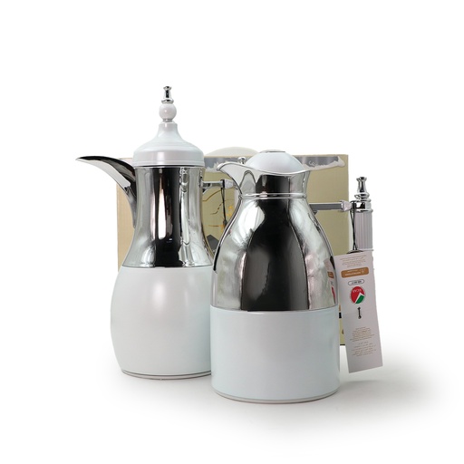 Fursan Metal Vacuum Flask 1.0L 2 Pcs