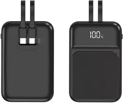 Wireless Magnetic Power Bank  10000mah Built-in 2 Cable Power Bank