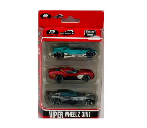 P.Joy V.Vroom Dcast Viper 1:64 3In1