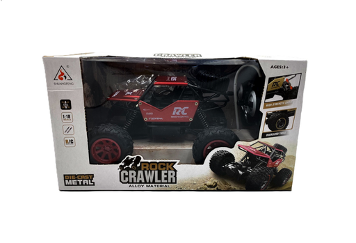 Multicolor Metal Rc Rock Crawler Remote Car Red  Toy for kids