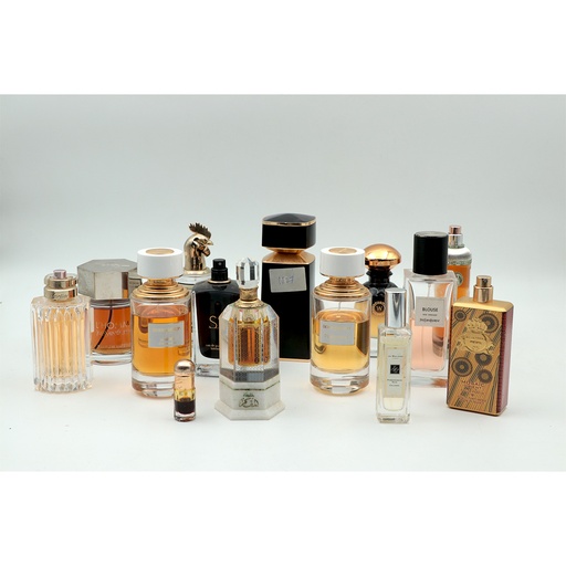 Mega Mix Used Luxury Perfumes 12+ Piece, Aljazeera Bouchron  Bloom Jo Malon , Yves Saint Laurent, Widian, Cartier....