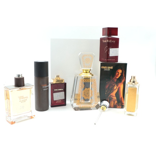 Luxury Used Expensive Perfume Mix 7 (8 Pieces) Hermes, Dolce & Gabanna, Roberto Cavalli ... Ex