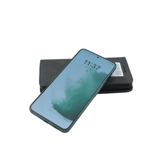 Samsung S22 128 GB Phone + Cover Case Auction Metallic Green