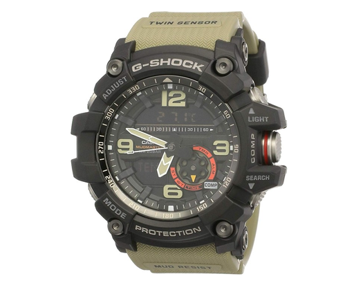 Casio Watch Men's GG-1000-1A5CR G Shock Analog-Digital Display Quartz Beige Watch