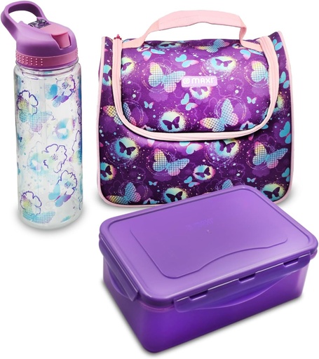 Maxi Lunch Bag+Lunch Box+Water Bottle