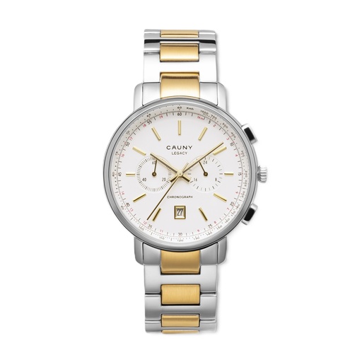 Cauny  Legacy Bicolor Gold Watch  CLG015  ** Battery Drained **