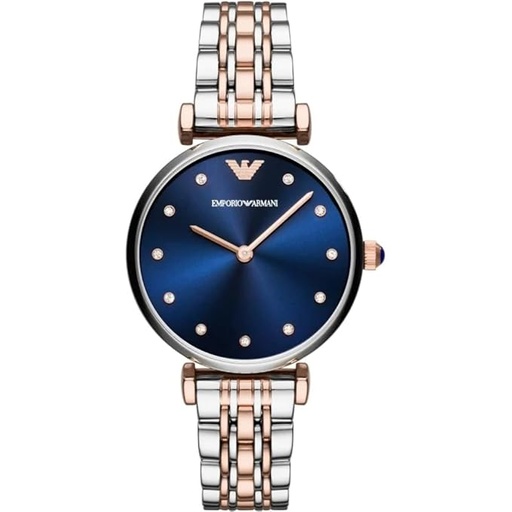 Emporio Armani Analog Blue Dial Women's Watch-AR11092  **Battery Drained **