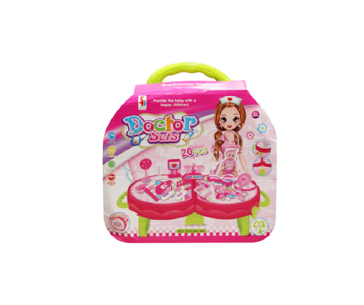 Doctor Set with Sound and Light - Pink