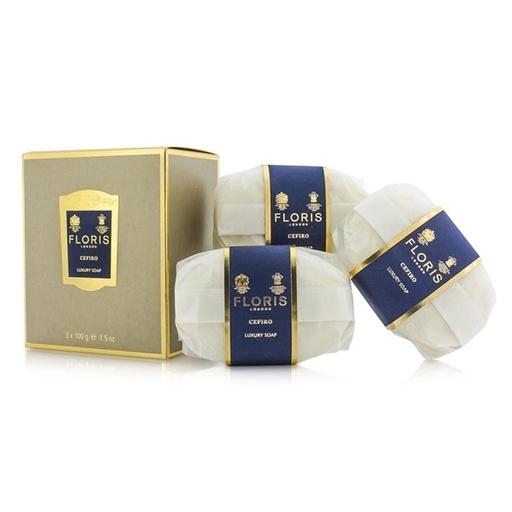 Floris London Cefiro Luxury Soap 3x100 g 3.5 oz